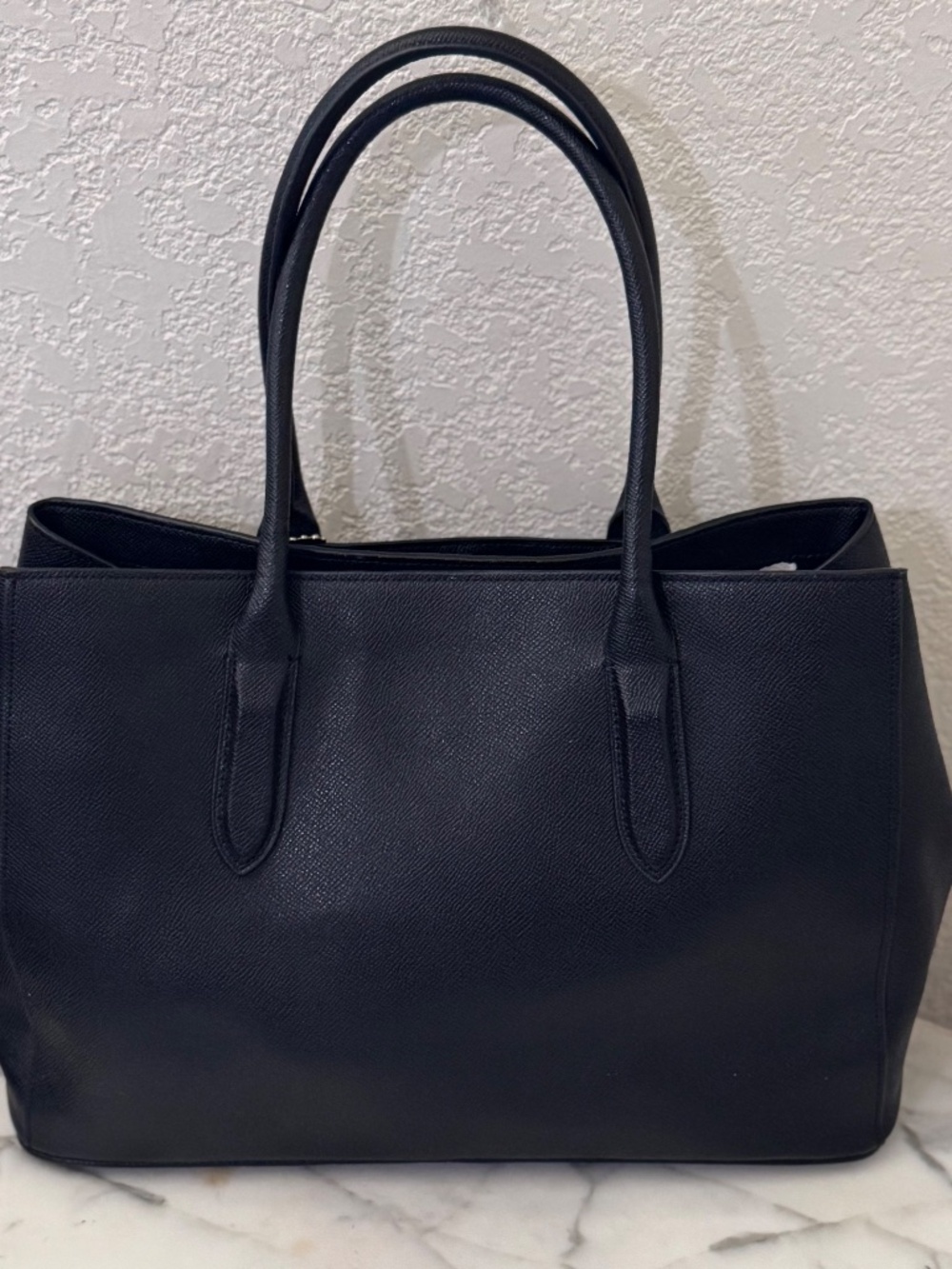 Coach Black Bailey Caryall Tote,Gold pin mount logo, star charm,adjustable sides - Picture 6 of 10
